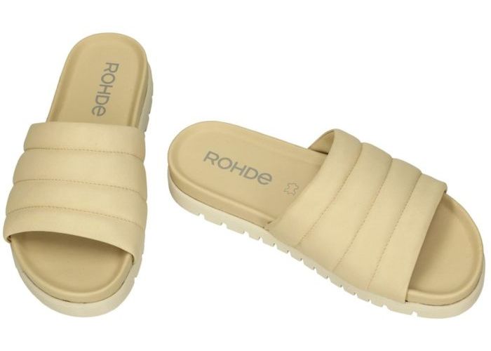 Rohde 6302 PONZA slippers & muiltjes crÈme