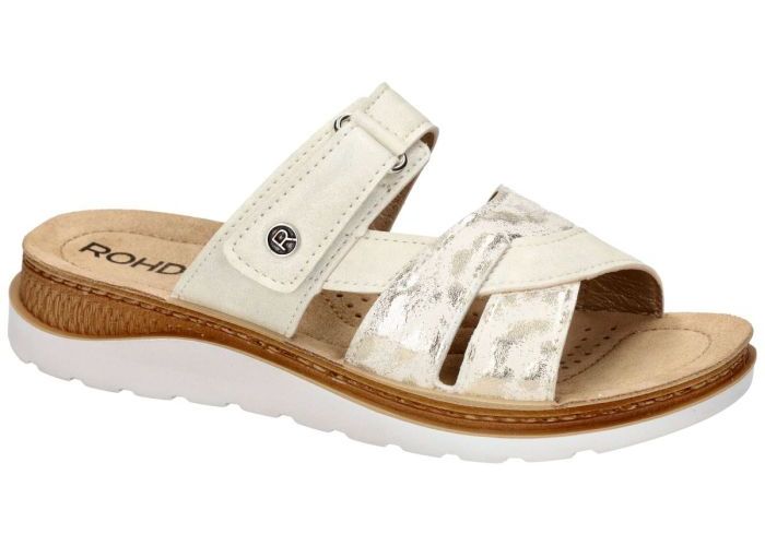 Rohde 1317 BAVIERA slippers & muiltjes off-white/ecru/parel