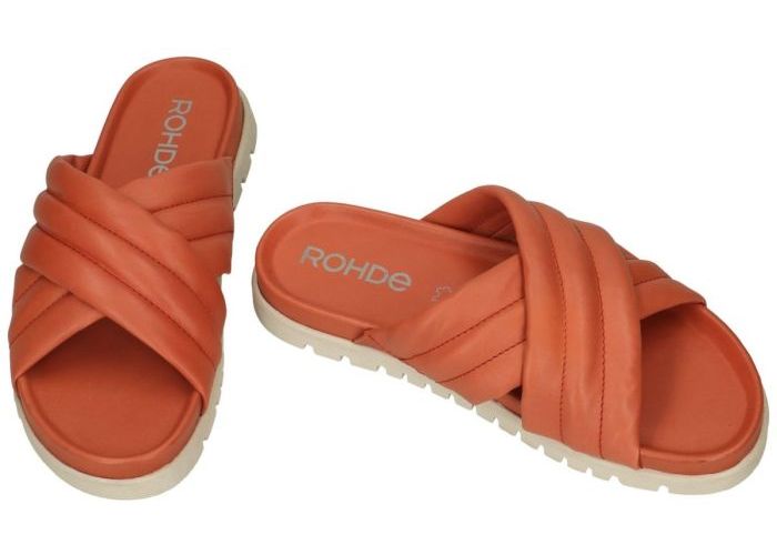Rohde 6302 PONZA slippers & muiltjes roze donker