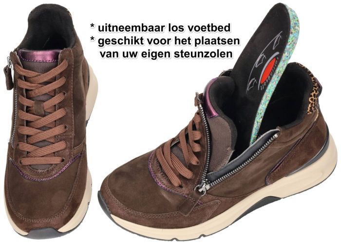 Rollingsoft 76.887.43 bottines bruin donker