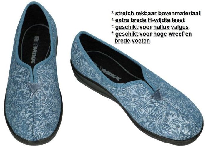 Romika 70086 ROMISANA pantoffels blauw