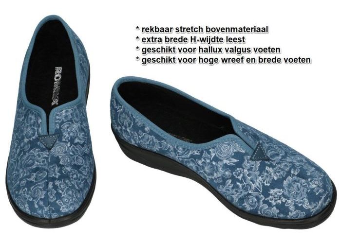 Romika 70086 ROMISANA 86 pantoffels blauw