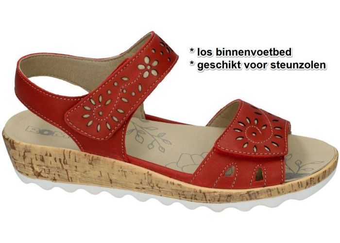 Romika 32219 GINA 19 sandalen rood