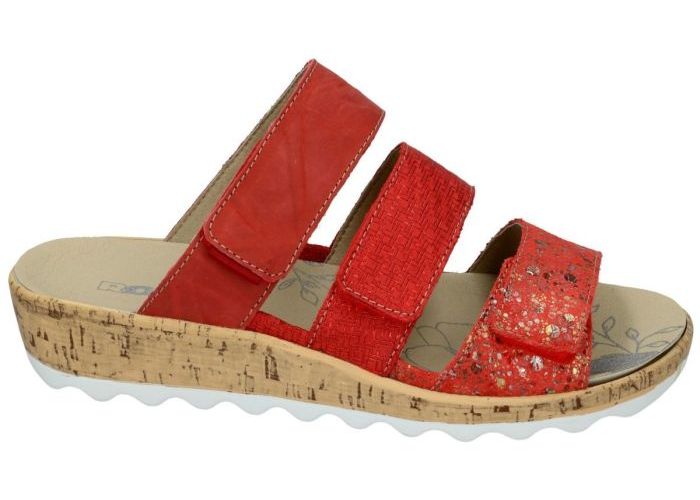 Romika 32217 GINA 17 slippers & muiltjes rood