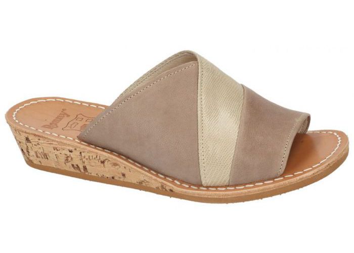 Ronny 9053 slippers & muiltjes taupe