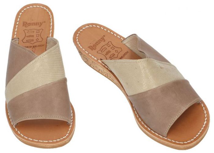 Ronny 9053 slippers & muiltjes taupe