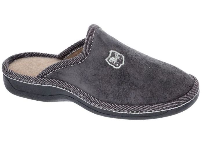 Ronny 0840 pantoffels & slippers grijs  donker