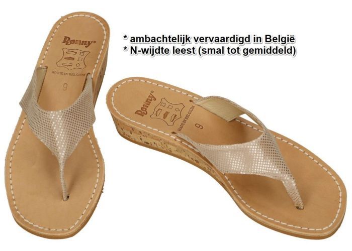 Ronny 823  3N slippers & muiltjes beige