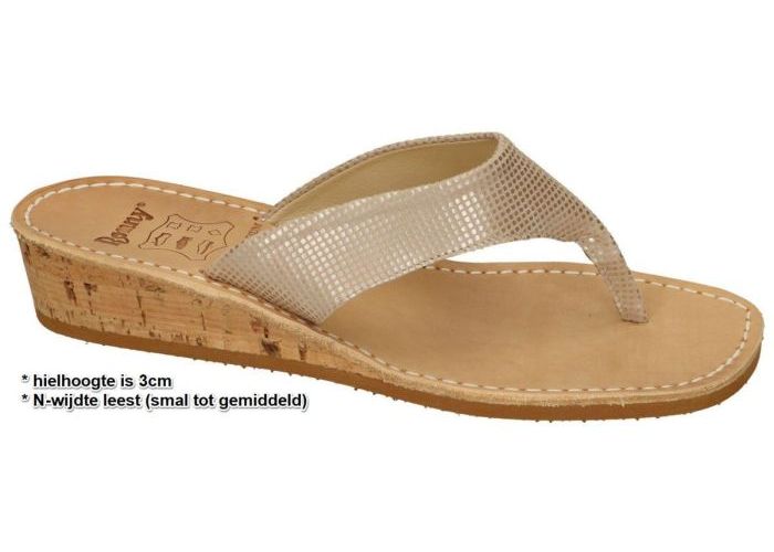 Ronny 823  3N slippers & muiltjes beige