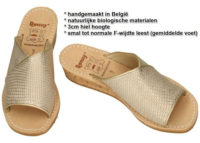 Ronny 9063 3cm F slippers & muiltjes goud