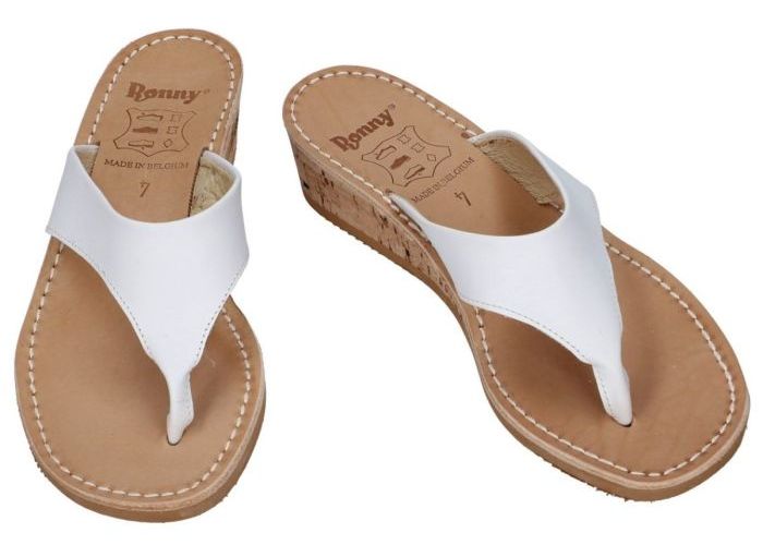 Ronny 823 - 3N slippers & muiltjes wit