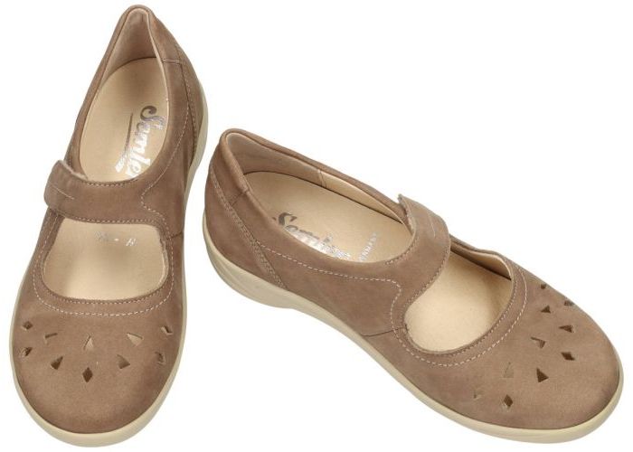 Semler B6035 Birgit  ballerina's & mocassins taupe