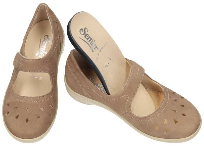 Semler B6035 Birgit  ballerina's & mocassins taupe