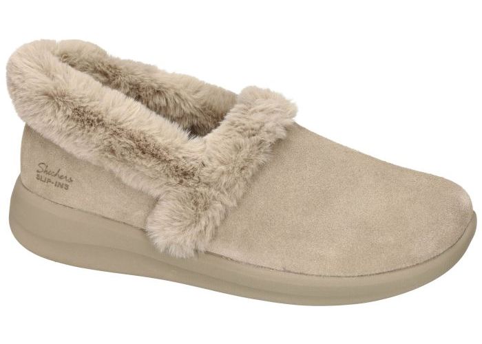 Skechers 168118 COZY ESCAPE-SNOWY BLISS ballerina's & mocassins taupe