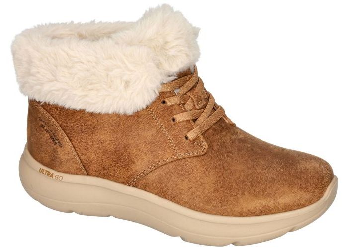 Damesschoenen Skechers BOTTINES 144833 ON-THE-GO ENCORE - PHOEBE Cognac/caramel