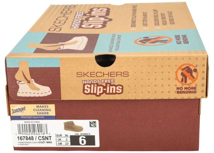 Skechers 167848 KEEPSAKES cozy-cozy MINI laarzen bruin licht