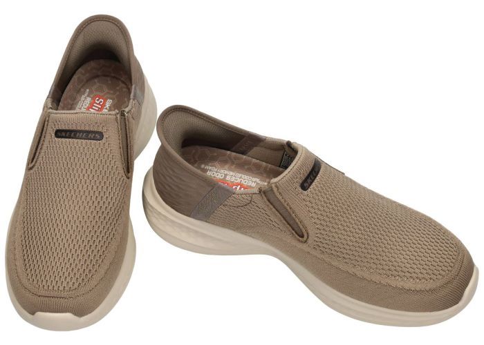 Skechers 210887 SLADE-DEACON mocassins taupe