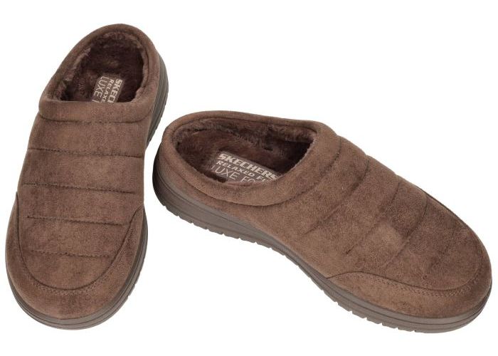 Skechers 204636 - MURETTE-GARVANZA  pantoffels & slippers bruin donker