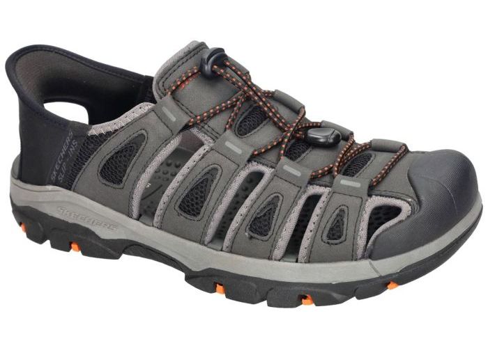 Herenschoenen Skechers SANDALEN 205187 TRESMEN-NORVICK  Grijs  Donker
