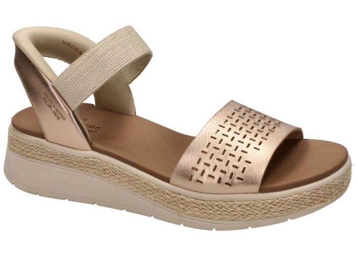 Damesschoenen Skechers SANDALEN 114415 BOBS SUN RAY - STEP ASIDE Roze-goud Metallic