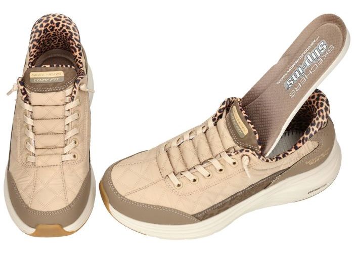 Skechers 150419 Contour Foam-Leopard Dream sneakers  beige