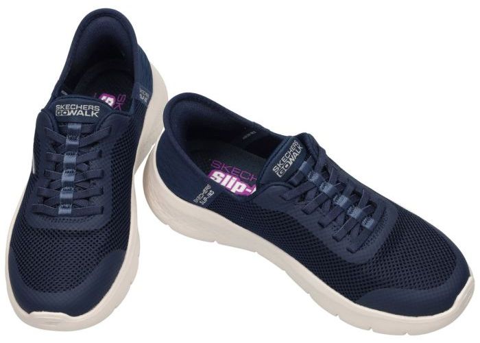 Skechers 124836 GO WALK FLEX - grand entry sneakers  blauw donker