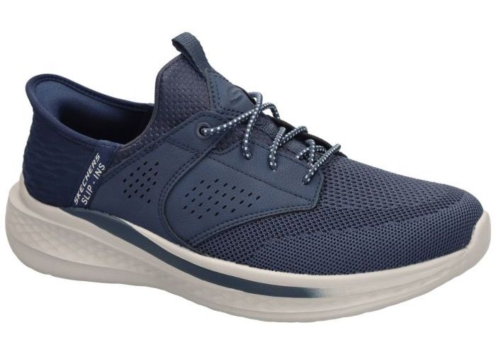 Herenschoenen Skechers SNEAKERS 210889 SLADE-CASTER  Blauw Donker