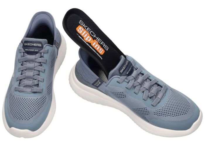 Skechers 232459 BOUNDER 2.0-EMERGED sneakers blauw licht