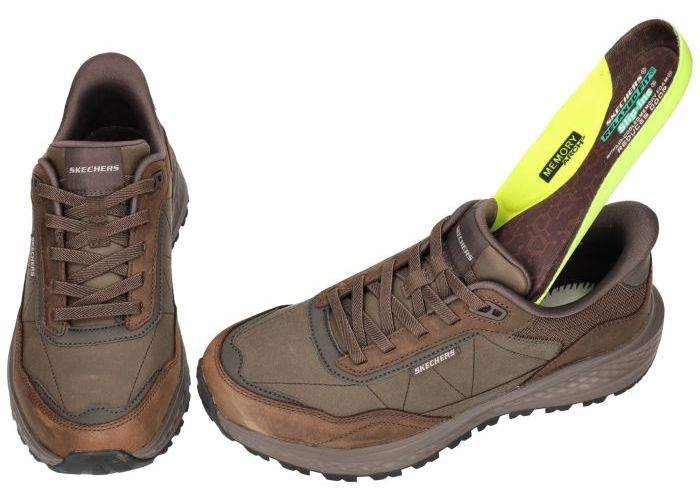 Skechers 211350 SLADE ULTRA-GAVIN sneakers bruin donker