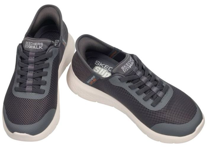 Skechers 216324WW Go Walk Flex-hands up sneakers grijs  donker