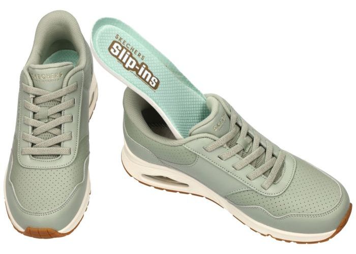 Skechers 177118 UNO-BANKSIA LUXE sneakers  groen olijf