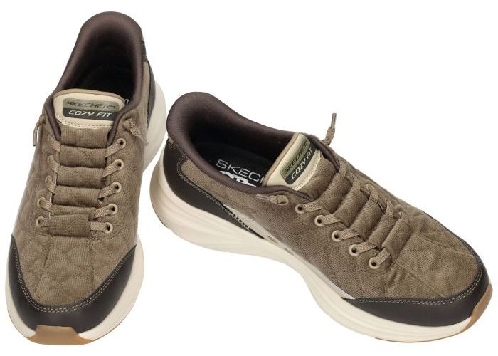 Skechers 232618 CONTOUR FOAM-CORDELUX sneakers groen olijf