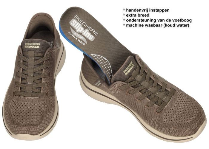 Skechers 216601WW / TPE Go Walk Arch Fit 2.0 sneakers taupe
