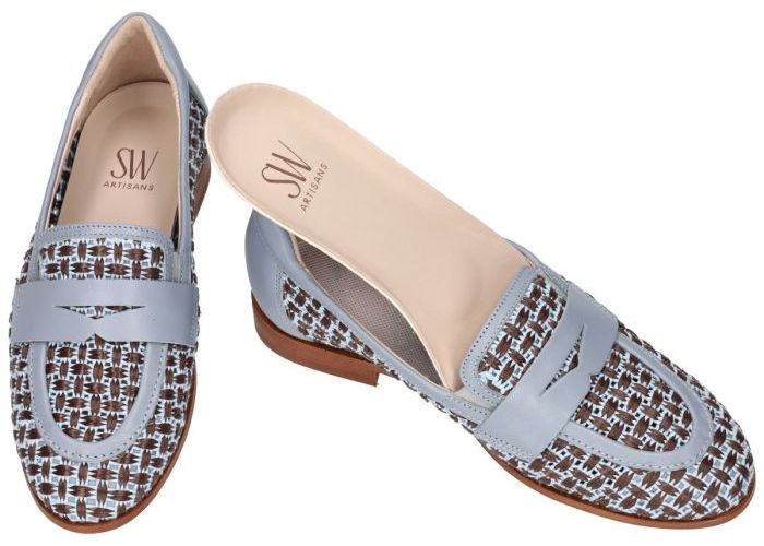 Softwaves SELDA 9.10.03 ballerina's & mocassins blauw licht