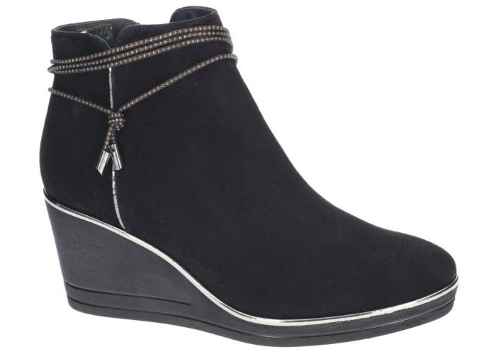 Damesschoenen Softwaves ENKELLAARS 7.53.03 Zwart
