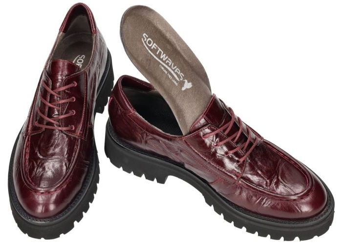 Softwaves DAMITA style 9.56.05 lage gesloten schoenen bordeaux