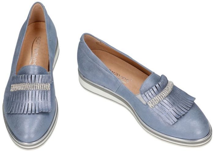 Softwaves 7.63.03/03 ballerina's & mocassins blauw