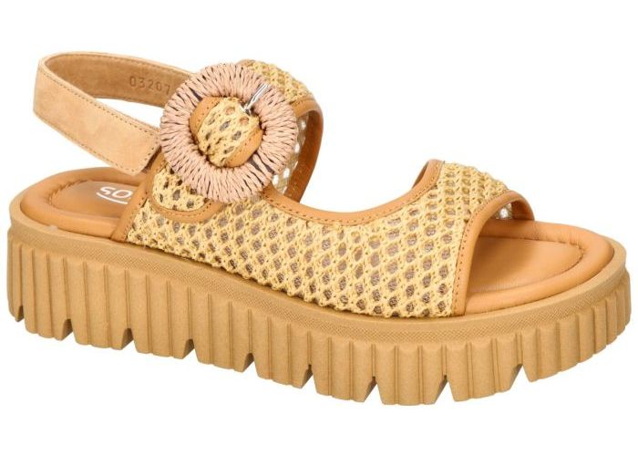 Damesschoenen Softwaves SANDALEN ITALINA 9.44.01 Beige