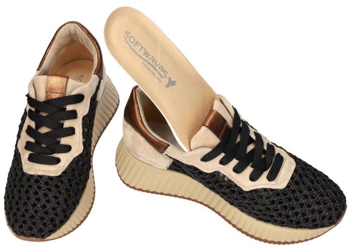 Softwaves ALEGRIA 8.95.18 sneakers  zwart