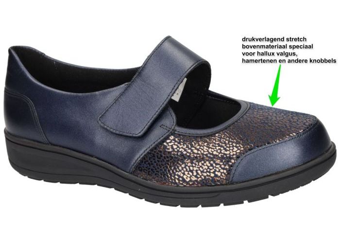 Solidus 29503-80751 KATE (K) ballerina's & mocassins blauw donker