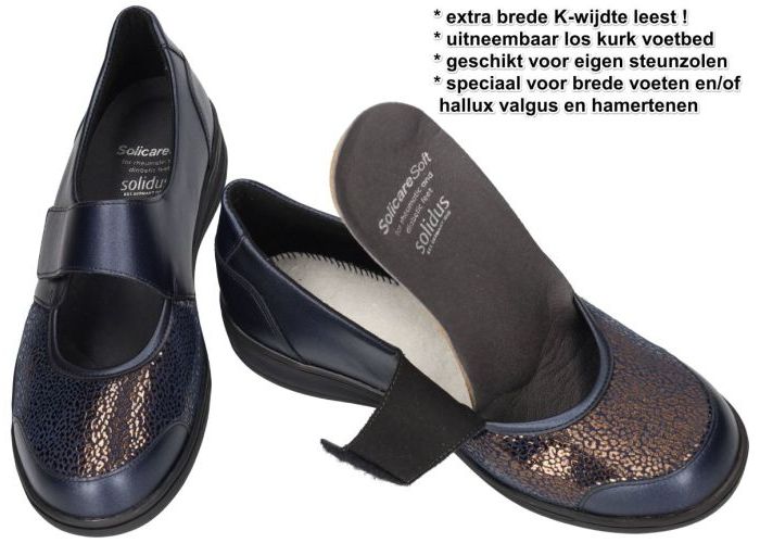 Solidus 29503-80751 KATE (K) ballerina's & mocassins blauw donker