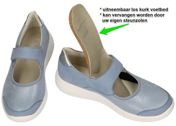 Solidus 56501-80514 HALEA (K) ballerina's & mocassins blauw licht