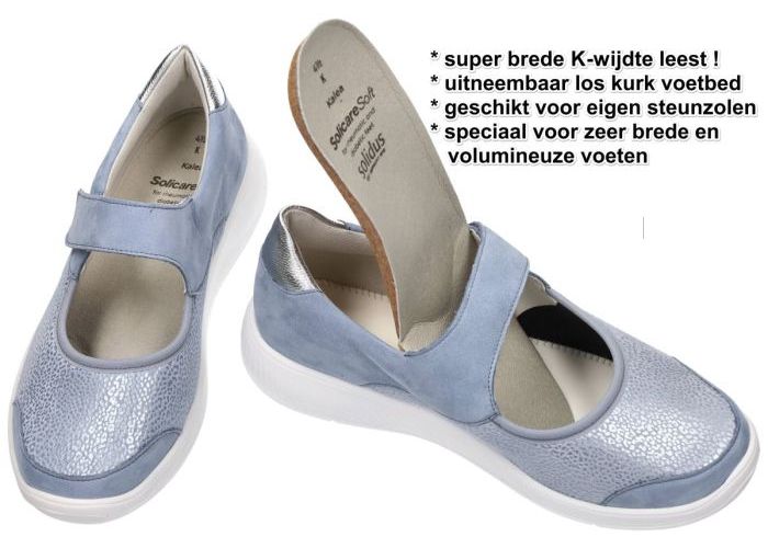 Solidus 65509-80514 -  KALEA (K) ballerina's & mocassins blauw licht