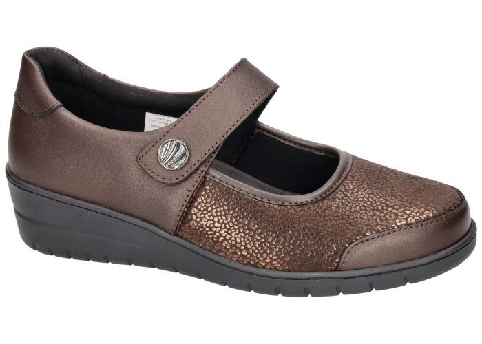 Solidus 25503-20985 HELIA (H) ballerina's & mocassins bruin donker
