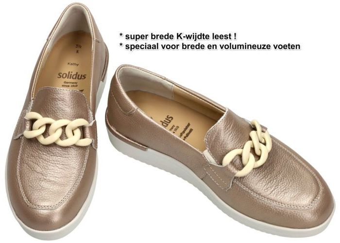 Solidus 51013  KATHY 013 (K) ballerina's & mocassins champagne 