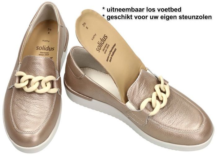 Solidus 51013  KATHY 013 (K) ballerina's & mocassins champagne 