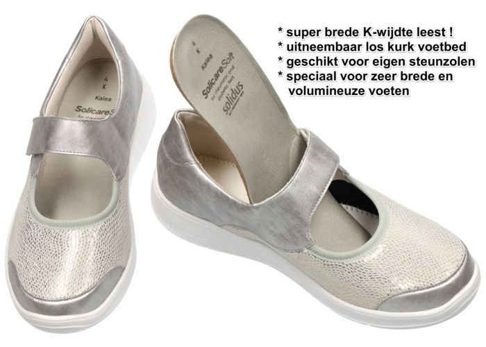 Solidus 65509-20962 -  KALEA (K) ballerina's & mocassins zilver