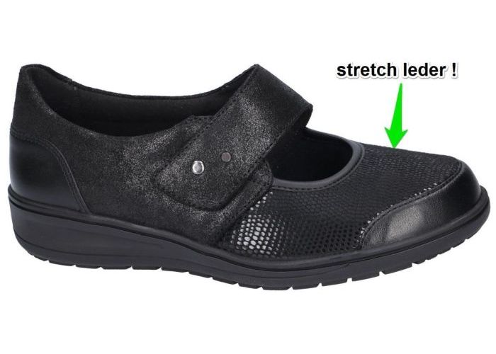 Solidus 29503-00467 KATE (K) ballerina's & mocassins zwart