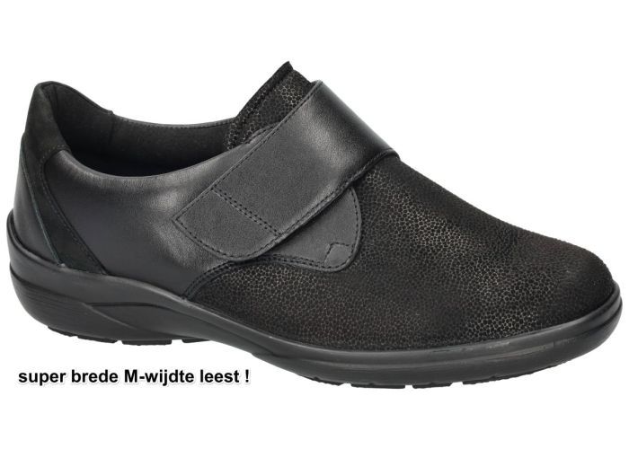 Damesschoenen Solidus BALLERINA'S & MOCASSINS 41515  MAIKE weite M Zwart