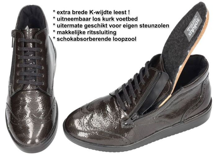 Solidus 51014-21002 KATHY (K) bottines grijs  donker